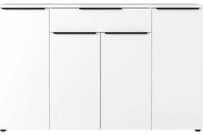 Biała niska komoda 161x101 cm Mailand – Germania