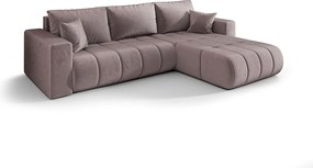 Narożnik BEDANTE MILO PREMIUM L Monolith 62 Prawy z funkcją spania Mebel łączący wygodę i nowoczesny design