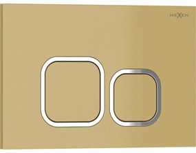 Mexen Tex 03 przycisk spłukujący, złoty - 6103-06