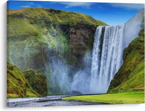 Obraz - Wodospad Seljalandsfoss (70x50 cm)