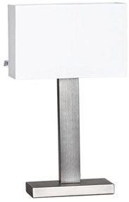 ByRydens 4002680-6524 - Lampa stołowa PRIME 1xE27/5W/230V biały/matowy chrom