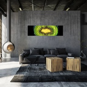 Obraz - szczegół kiwi w wodzie (170x50 cm)