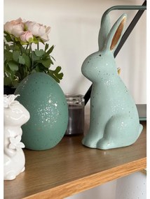 Ceramiczne jajko GOLD FLECKS 14 cm zielone - więcej wariantów
