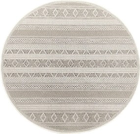 Dywan Zewnętrzny Wnętrze nowoczesny design - Beige - 120 x 120 cm - CALGARY