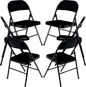 Zestaw 6 krzese skadanych na eventy Niza