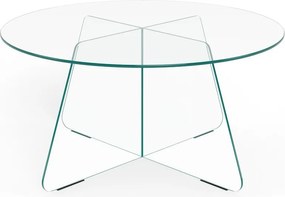 Szklany okrągły stolik ø 80 cm Samos – Actona