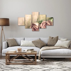 Obraz - Delikatne róże (125x70 cm)