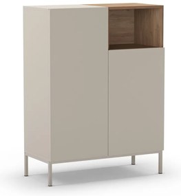 Kremowa szafka 90x120 cm Cailin – Marckeric