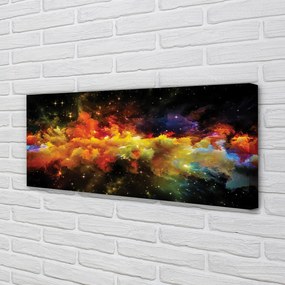 Obraz canvas na ścianę Złociste Wzory Fraktalne