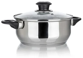 Garnek ze stali nierdzewnej z pokrywką Super Value, 22 cm, 3,8 l, śred. 22 cm