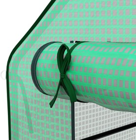 Outsunny Zastępcza plandeka do tunelu ogrodniczego, odporna na warunki atmosferyczne, odporna na UV, 140 x 213 x 190 cm, Zielona