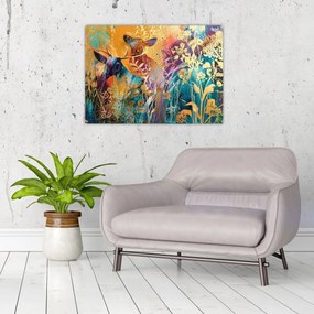 Obraz - Abstrakcyjny obraz natury (70x50 cm)