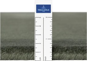 Ciemnozielony okrągły dywan z mieszanki wełny tkany ręcznie ø 160 cm Kari Organic – Villeroy&amp;Boch