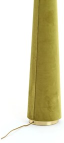 Zielona lampa stojąca z tekstylnym kloszem (wysokość 168 cm) Devia – Light &amp; Living
