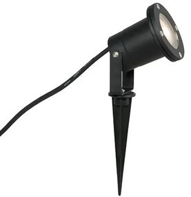 Inteligentny reflektor ogrodowy na szpilce czarny w tym WiFi GU10 IP65 - Basic