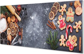 Szklany Panel Świąteczne Wypieki w Mące