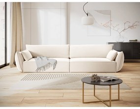 Beżowa aksamitna sofa 248 cm Vanda – Mazzini Sofas