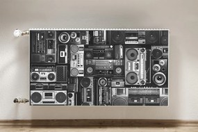 Magnes dekoracjny na kaloryfer Old school boombox