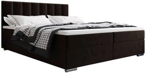 Dwuosobowe Łóżko Pluszowe Z Zagłówkiem 140X200 F2-R18