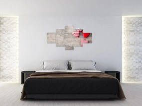 Obraz - Serca (125x70 cm)