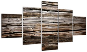 Obraz - drewno sezonowe (125x70 cm)