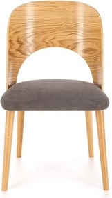 Krzesło z oparciem z giętej sklejki Cadiz Halmar