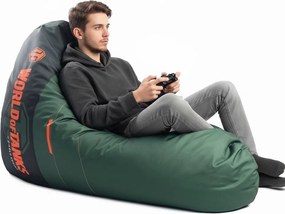 Duża pufa gamingowa do grania na konsoli Diablo World of Tanks