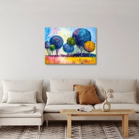 Obraz drzew kopułowych, obraz olejny (70x50 cm)