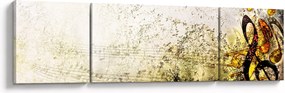 Obraz - Potęga muzyki (170x50 cm)