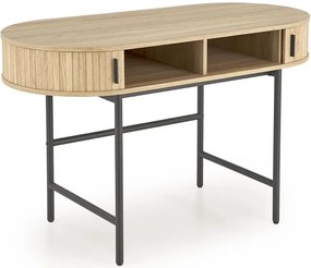 Biurko nowoczesne w kolorze naturalnym K9-E15