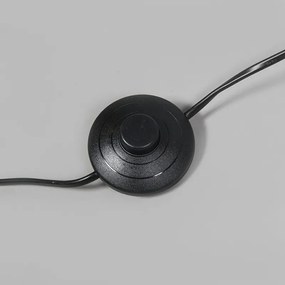 Nowoczesna lampa podłogowa czarna z wbudowanym LED, regulowana - Trax