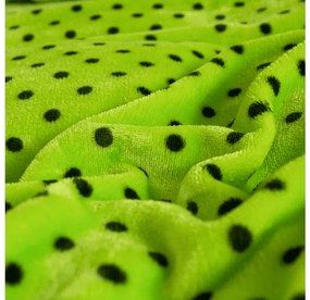 PrzytulneMieszkanie.pl PrzytulneMieszkanie.pl Pościel z mikropluszu COLAM zielona Rozmiar pościeli: 70 x 90 cm | 140 x 200 cm