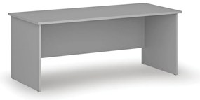 Biurko PRIMO GRAY, 180x80 cm, szare