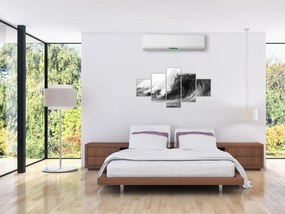 Obraz - Malowanie fal (125x70 cm)