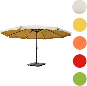 Parasol Carpi Pro,  kremowy ze stojakiem