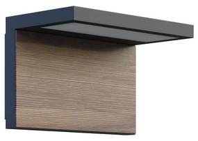 LED Kinkiet zewnętrzny NATURA LED/12W/230V 4000K IP65 brązowy/antracyt