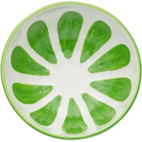 Altom Zestaw ceramicznych misek Tropicana limonka12,5 cm, 2 szt.
