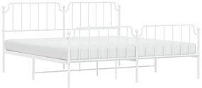 Elegancka Biała Rama Łóżka 200X200 L6-M94