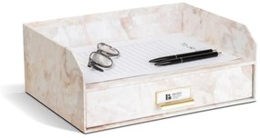 Kartonowy organizer na dokumenty z szufladką Walter Paper Laminate – Bigso