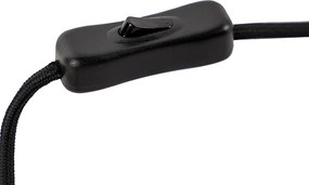 Lampa stołowa w stylu art deco mosiądz z opalizującym szkłem 45,5 cm - Pallon