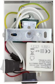 Nowoczesny kinkiet regulowany biały z USB-C - Croft