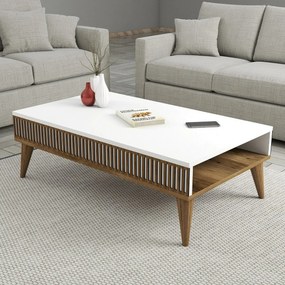 Stolik konferencyjny Mila White and Walnut