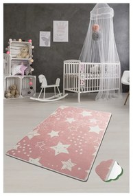 Dywan dla dzieci Pink Stars, 100x160 cm