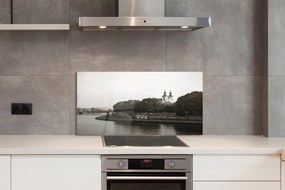 Szkło do Kuchni na Ścianę Most na Wiśle w Krakowie