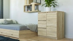 Komoda z szufladami i szafką Malwa 1D3S SONOMA