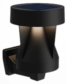 Philips Avery zewnętrzna solarna lampa ścienna LED czarny, 1,8 W, 200 lm, 2700 K
