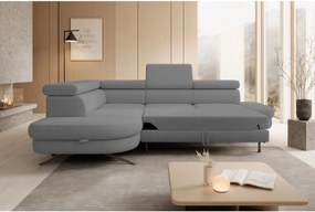 Narożnik OTIS L Lewostronny Regulowane Zagłówki wolnostojący tkanina AURORA 17 WERSAL