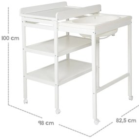 Biały przewijak Style grau – Roba