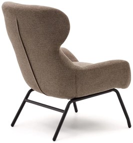 Brązowy fotel Belina – Kave Home