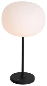 Nowoczesna lampa stołowa biała z akumulatorem - Maloi